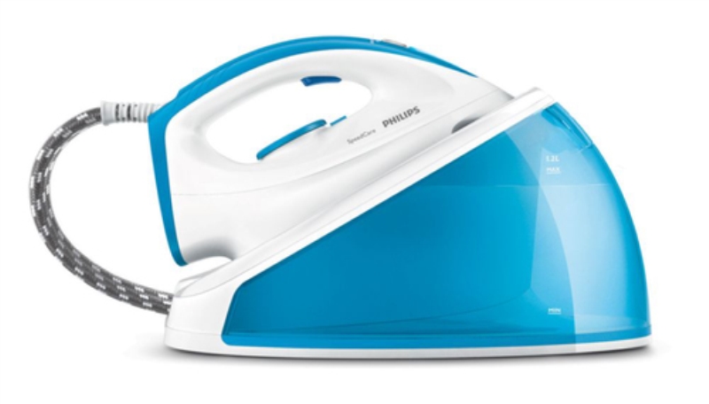 PHILIPS Ferro da stiro con caldaia Philips SpeedCare (GC660620) piastra in ceramica blu